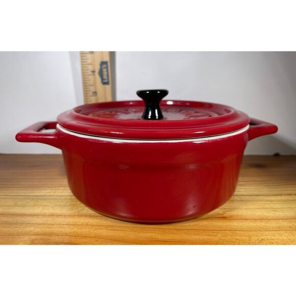 Red Brie Cheese Fromage Baket Red Gourmet Kiss That Frog Collection - Picture 7 of 7